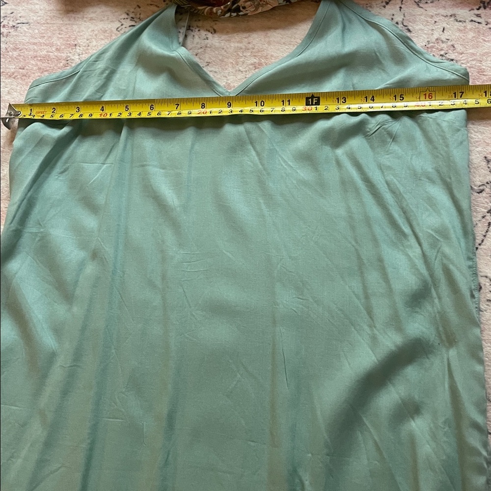 NWT Farm Rio Blue Beauty Bouquet Long Sleeve Maxi Dress small. Feminine, floral - Picture 9 of 9